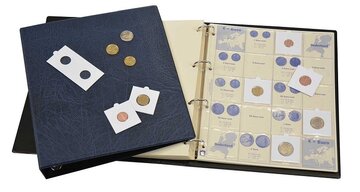 Muntbladen voor munthouders, muntsets, coincards en systeembladen