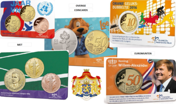 Overige coincards met euromunten