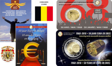Coincards met bijzondere 2 euromunt