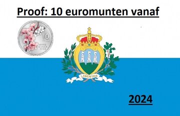 Proof: 10 Euromunten vanaf 2024
