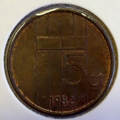 5 Cent 1982, UNC
