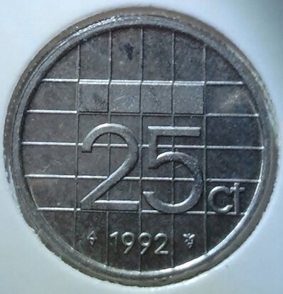 25 Cent 1992, UNC