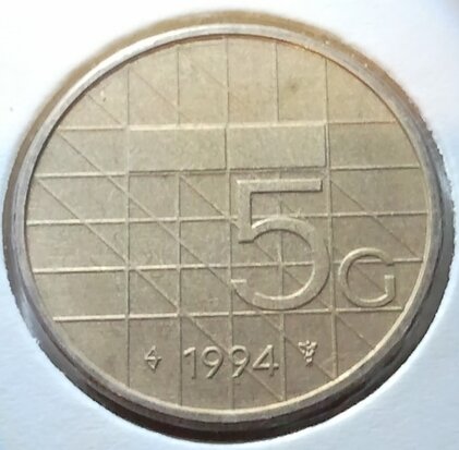 Beatrix 5 Gulden 1994, FDC