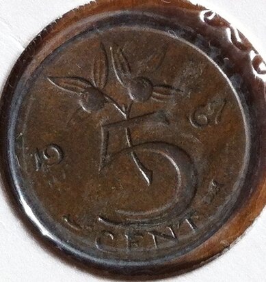 5 Cent 1967b, UNC