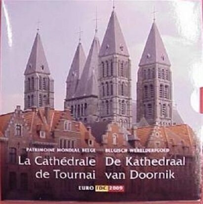 2009: Kathedraal van Doornik met gekleurde penning