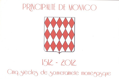 2012: 500ste verjaardag van de verwezenlijking van soevereiniteit van Monaco door Lucien I