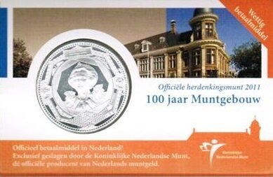 2011: Muntgebouwvijfje met boekje