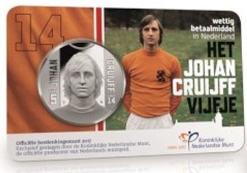 2017: Johan Cruijff coincard UNC