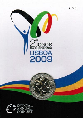 2009: 2de Lusophonia Spelen in Lissabon, in coincard