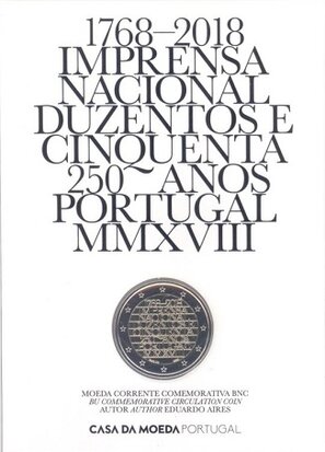 2018: 250ste verjaardag van de oprichting van de Nationale Drukkerij