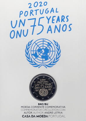 2020: 75 jaar Verenigde Naties, in coincard
