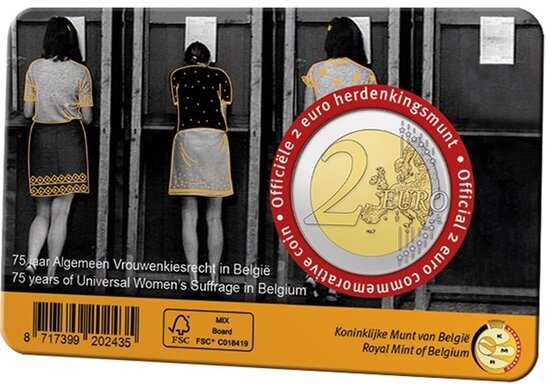 2023: Vrouwenkiesrecht, coincard Nederlandse Versie