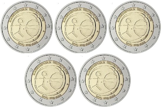 2009: 5 X 2 euro, EMU