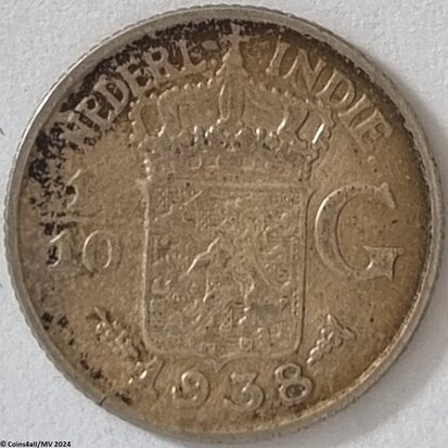 Nederlands Indië 10 Cent 1938
