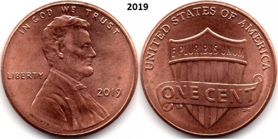 1 Cent 2019, geen mmt
