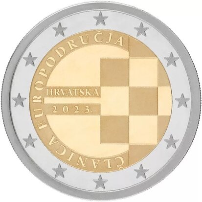 2023: Introductie van de euro als officiële munteenheid van Kroatië, BU