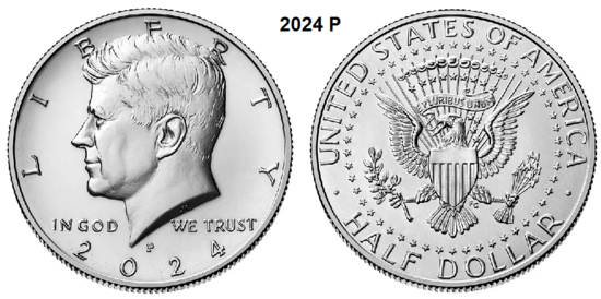 US ½ Dollar 2024, mmt P