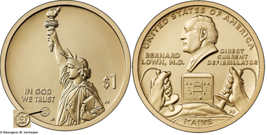 1 US Dollar 2024, Maine