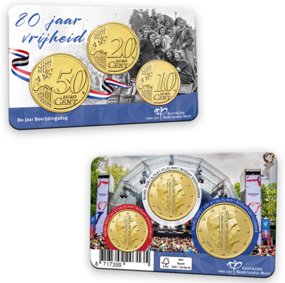 Nederland  80 cent 2025 "80 Jaar Vrijheid", BU