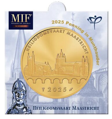Nederland penning in munthouder 2025 "MIF", BU