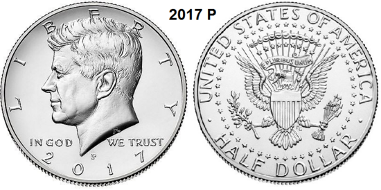 US ½ Dollar 2017, mmt P