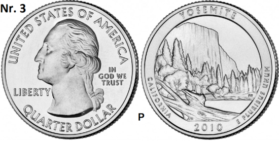 25 Cent 2010, Yosemite National Park California mmt P
