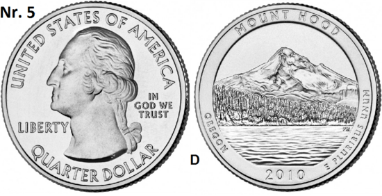 25 Cent 2010, Mount Hood National Forest Oregon mmt D