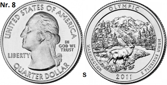 25 Cent 2011, Olympic National Park, Washington mmt S