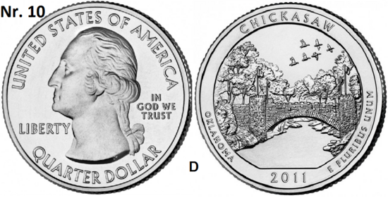 25 Cent 2011, Chickasaw National Recreation Area, Oklahoma mmt D