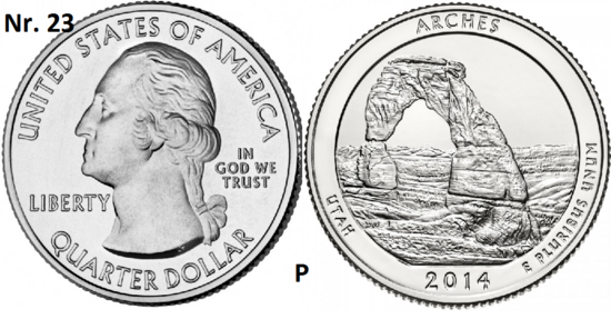 25 Cent 2014,  Arches National Park, Utah