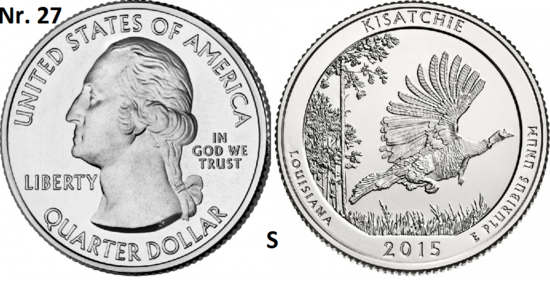 25 Cent 2015, Kisatchie National Forest, Louisiana mmt S