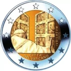 Vaticaanstad 2 Euro 2025 "Heilig Jaar 2025", BU in blister