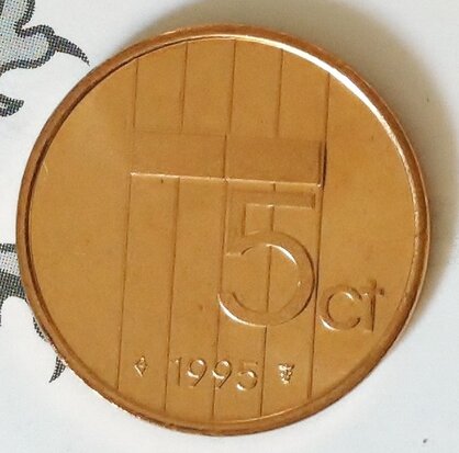 Beatrix 5 Cent 1995, FDC