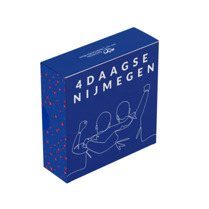Nijmegen 100 jaar gaststad 4-Daagse, 1 OZ Zilver 0,999 Prooflike, omdoos