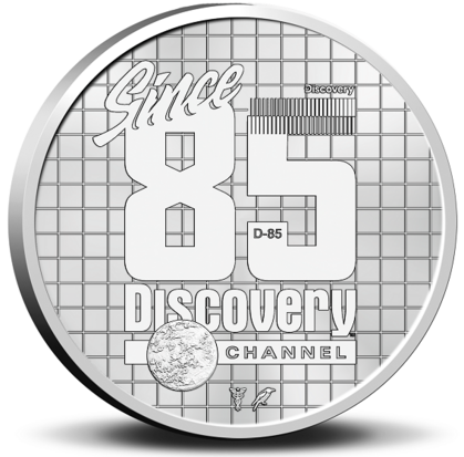 Nederland Penning 2025 40 Jaar Discovery Channel