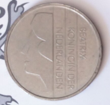 Beatrix 1 Gulden 1987, FDC