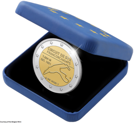 België 2 Euro 2025 "Circuit Spa Francorchamps", Proof