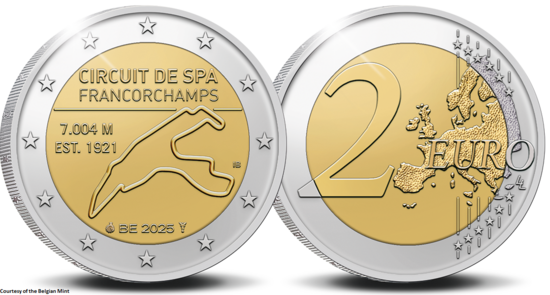 België 2 Euro 2025 "Circuit Spa Francorchamps"