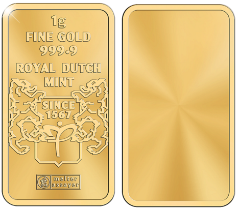Nederland Goudbaar 1 gram 'Golden Goodness', goudbaar 1 gram
