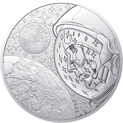 2025: Een Ruimteavontuur met Thomas Pesquet, Zilver Proof