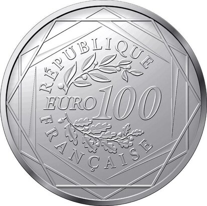 2025: 100 euro "Aarde", UNC Zilver 0,900
