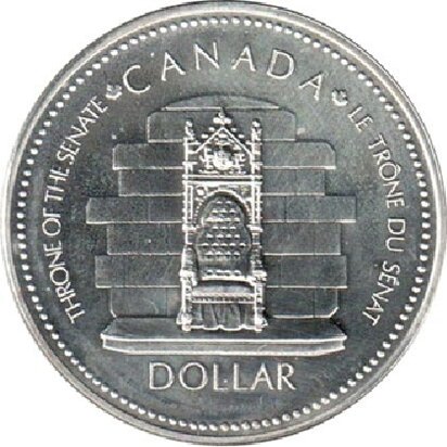 Canada 1 Dollar 1977, "25-jarige herdenking troonsbestijging Koningin Elizabeth II", Zilver Ag 0,500