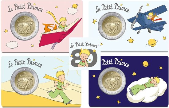 2026: Le Petit Prince, 4 X coincards 