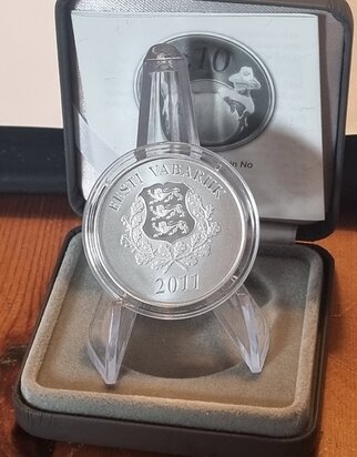 2011:  Estlands Toekomst, Proof in luxe cassette met COA