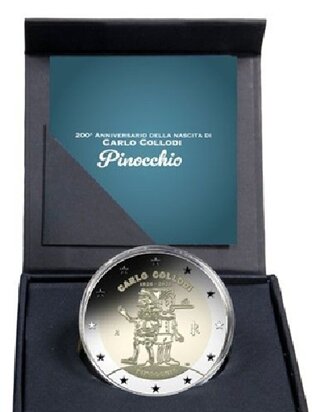 2026: 200ste verjaardag Carlo Collodi/Pinocchio, Reverse Proof