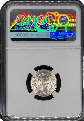 Nederlands Indi&euml; 1/4 Gulden 1941, NGC graded MS66