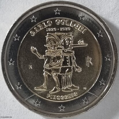 2026: 200ste verjaardag Carlo Collodi/Pinocchio, BU in coincard