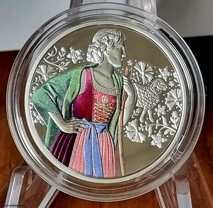 Oostenrijk 10 euro 2025 "Aufjuchazn - Loden", Proof in Zilver Ag 925