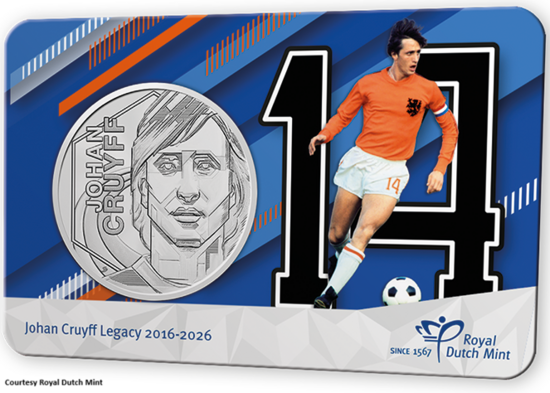 Nederland Penning 2026: 'Johan Cruyff Legacy', Oranje-Barcelona Editie