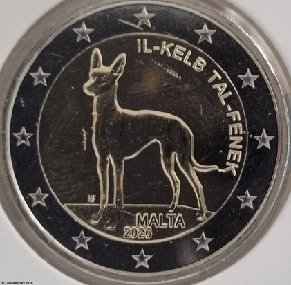 Malta 2 Euro 2026 "Faraohond"